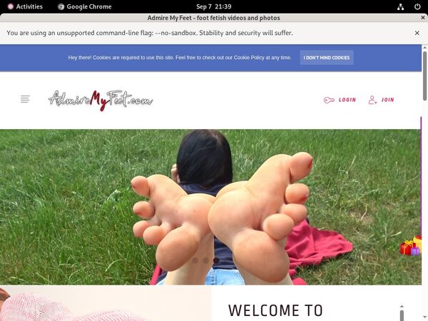 Admire My Feet Rabatt