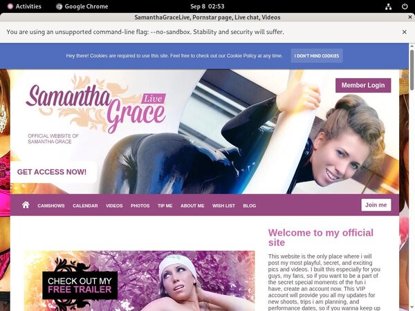 All SamanthaGraceLive