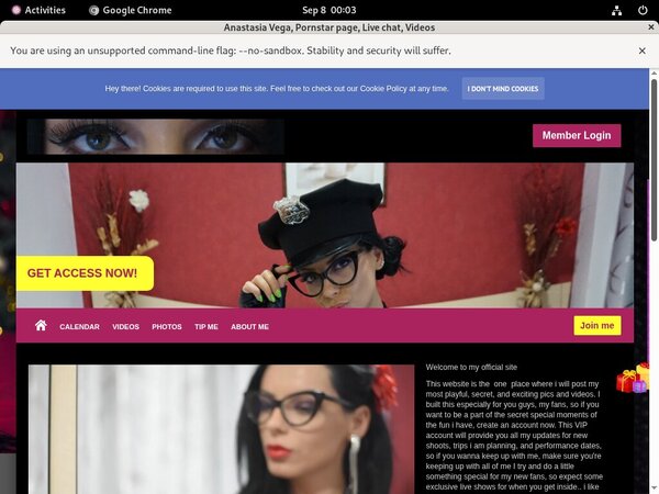 Anastasia Vega Password Accounts