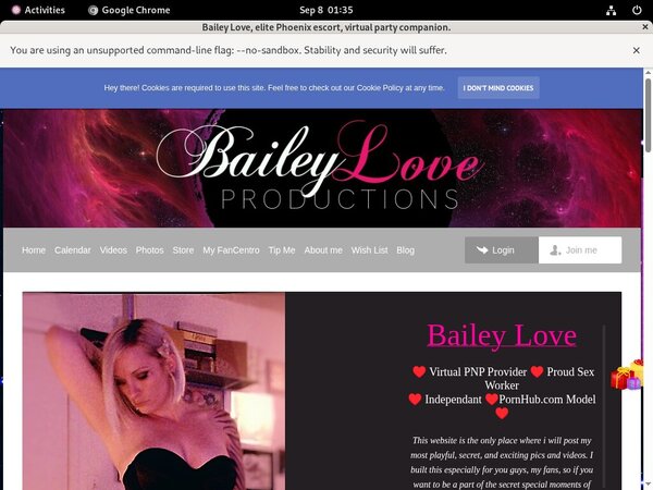 Bailey Love Sign Up