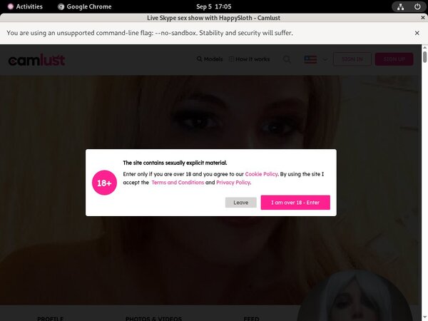 Camlust.com Free Logins