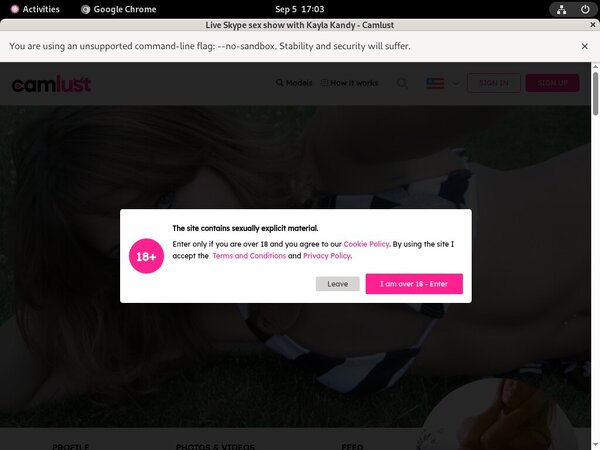 Camlust.com Free Trial Member