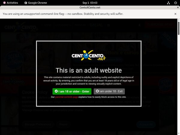 Cento X Cento Free Passwords