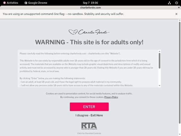 Charlie Forde Coupon