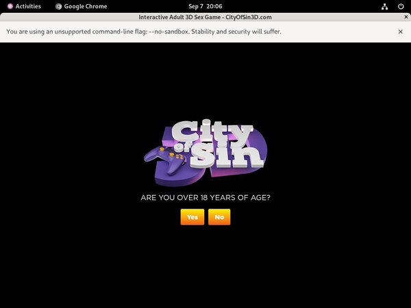 City Of Sin 3D Mit Bankkarte