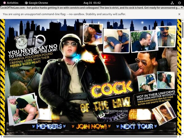 Cock Of The Law Login Password