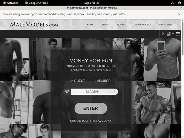 Discount Price Male Models