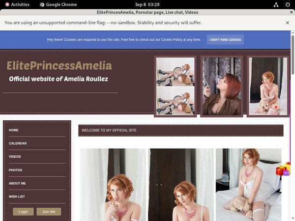 Eliteprincessamelia Promos