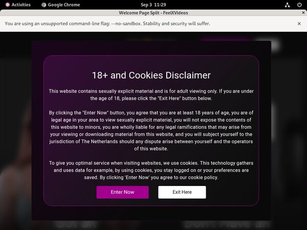 Feelxvideos.com Trial Memberships