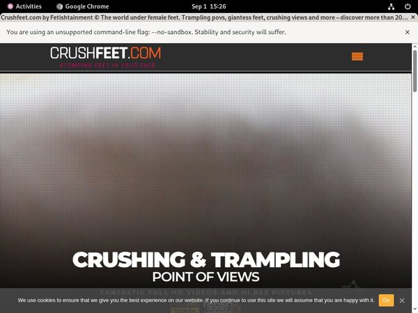 Feet Crush Trial Membership
