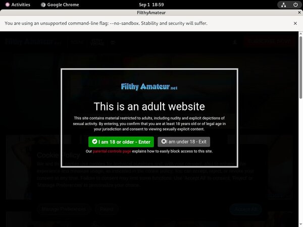 Filthyamateur.net Official Site
