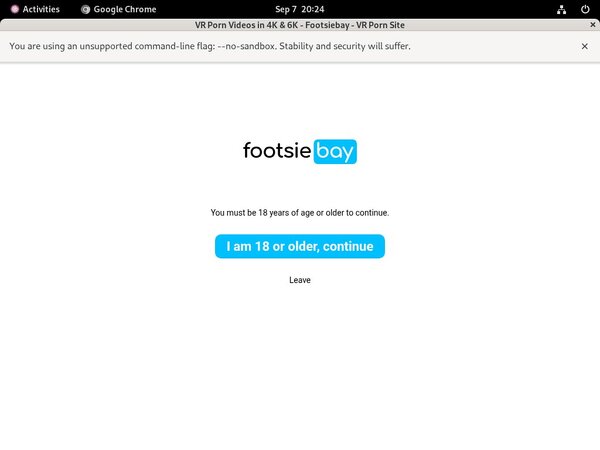 Footsiebay Trial Promo