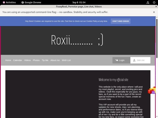 FoxxyRoxii Order