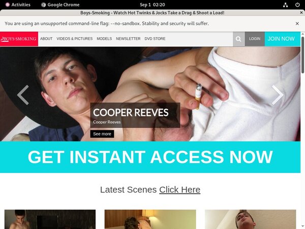 Free Access Boys Smoking