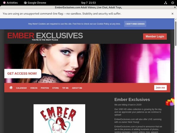 Free Accounts For Emberexclusives.modelcentro.com