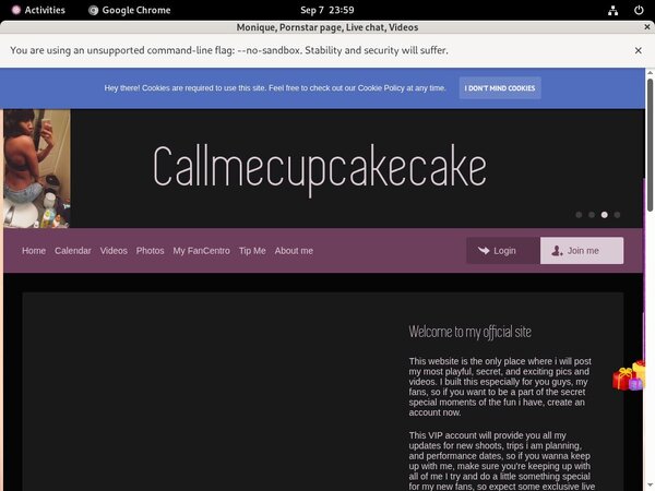 Free Callmecupcakeyan.modelcentro.com Trials