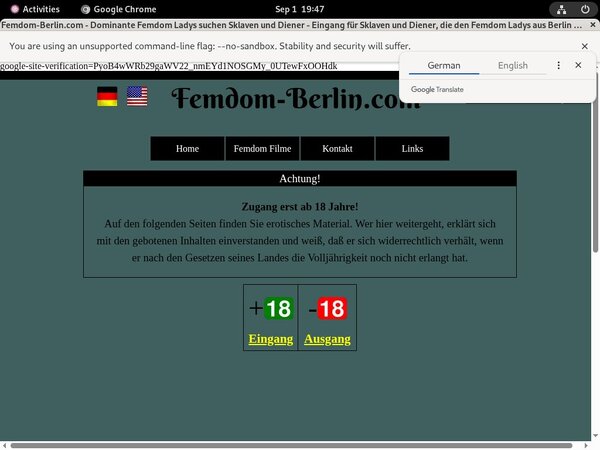 Free Femdomberlin User And Pass