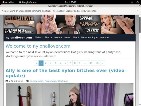 Free Full Nylonallover Porn