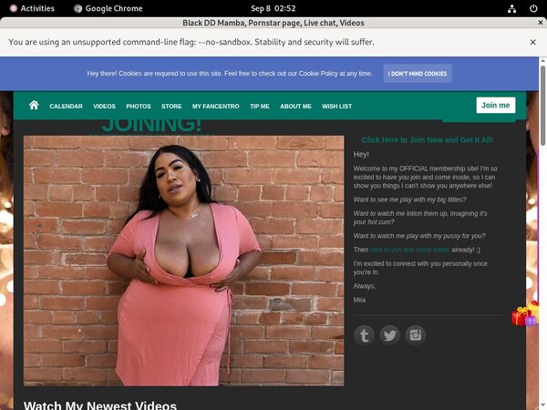 Free New Black DD Mamba