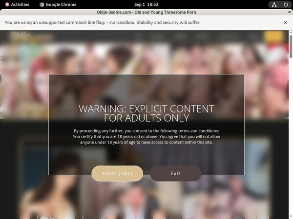 Free Oldje 3Some Accounts