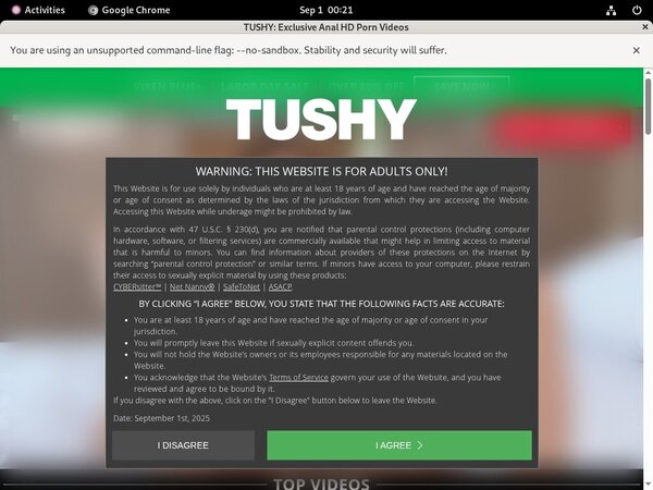 Free Watch Tushy.com
