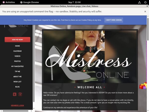 Get Discount Mistressonline