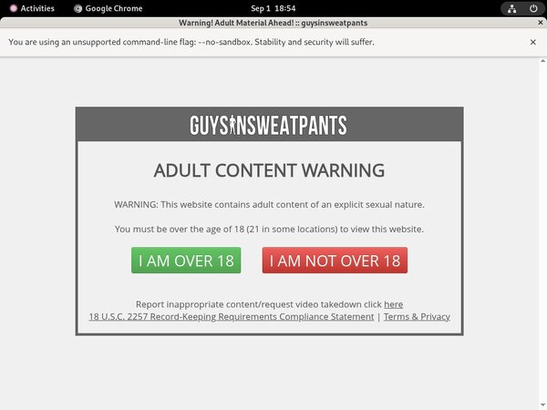 Get Guysinsweatpants Free Login