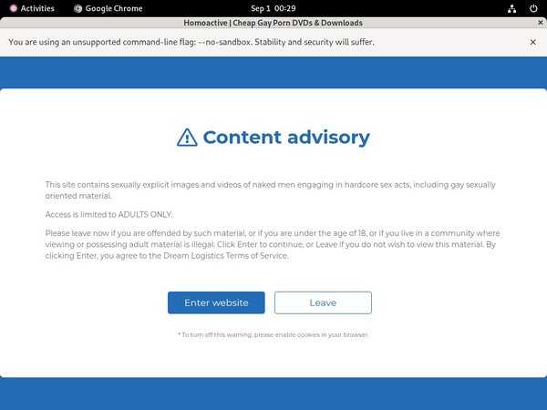 Homoactive.com Pay With Paypal