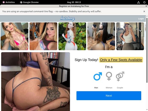 Instabang Sign