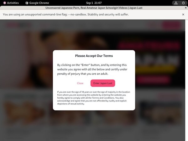 Japan Lust Account Premium Free