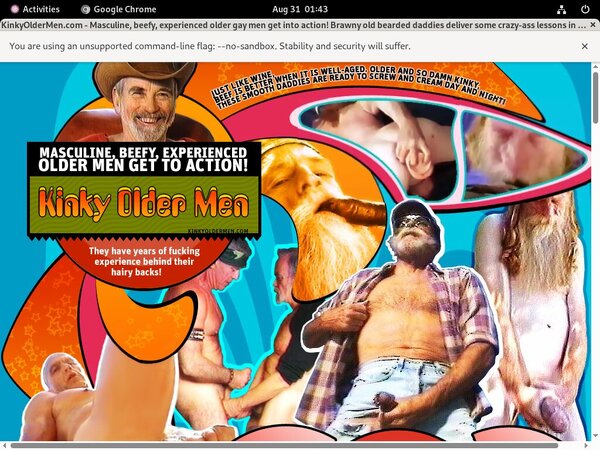 Kinky Older Men Signup Form