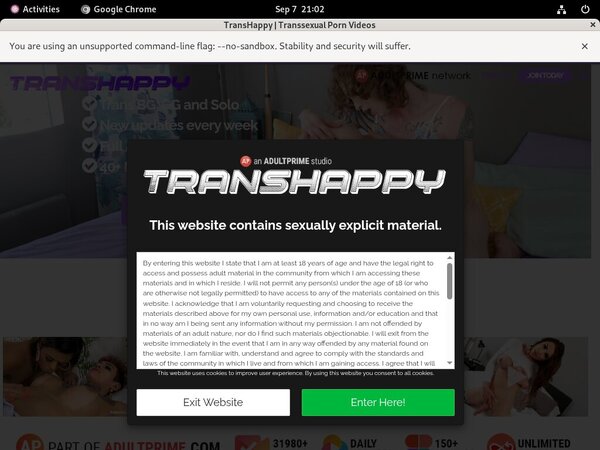 Login To Transhappy Free