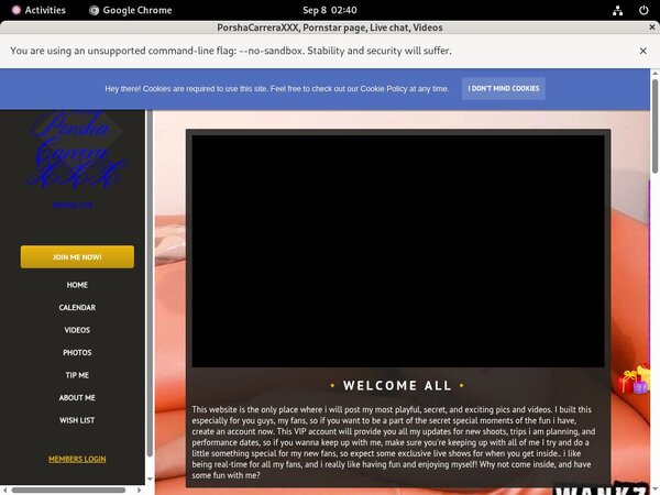 Membership For PorshaCarreraXXX