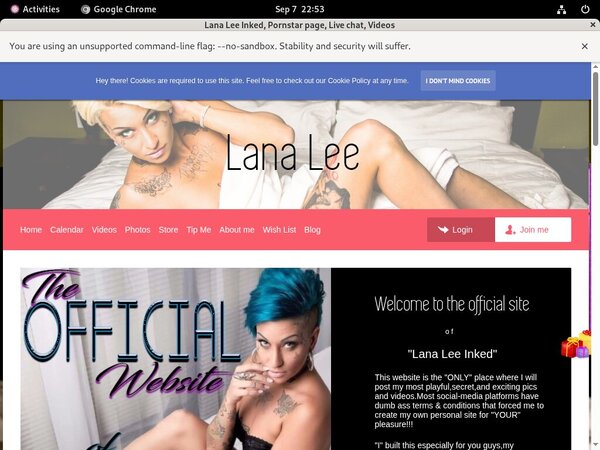 My-lana-lee.com Page
