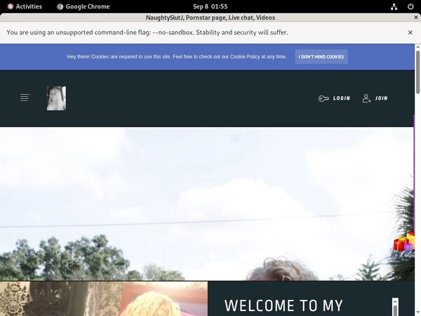 Naughtyjeanette.com Membership Account