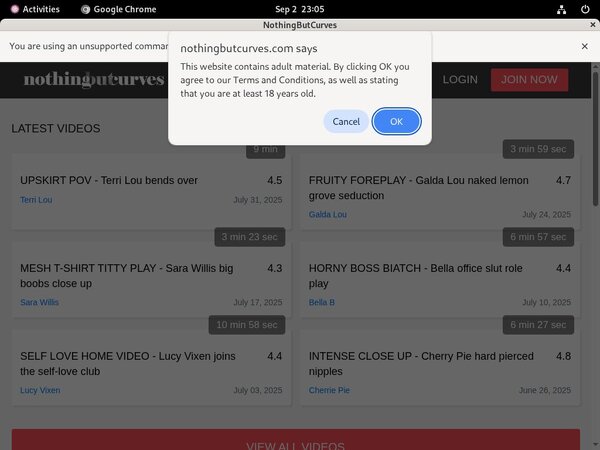 Nothing But Curves Paysite Passwords