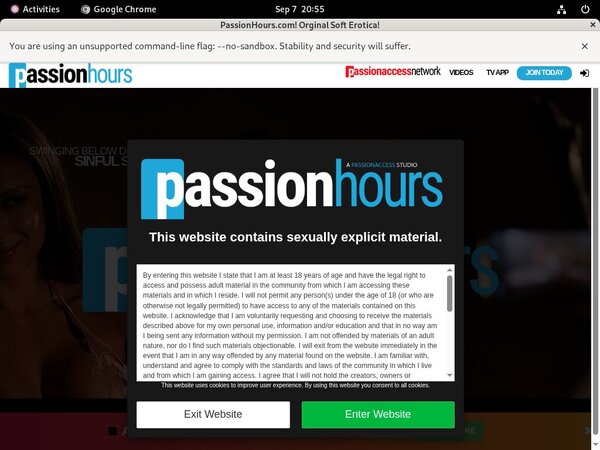 Passion Hours Discount Paypal