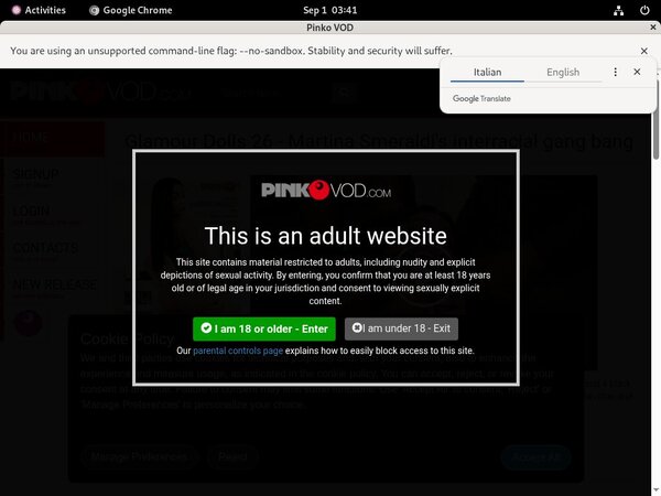 Pink O VOD Discount Site