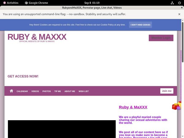 RubyandMaXXX Login Account