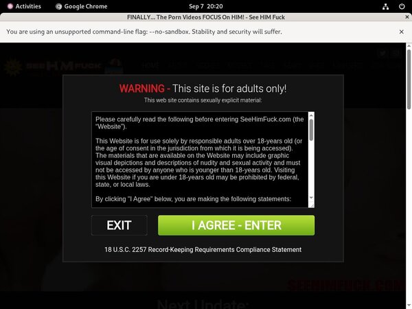 Seehimfuck.com Site Passwords