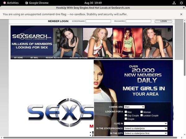 Sexsearch.com Free Trial Pw