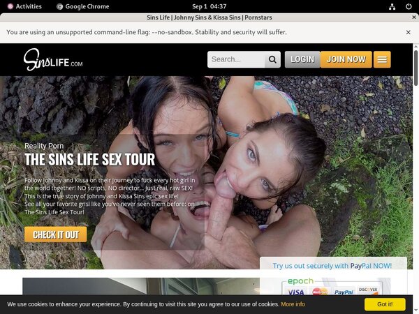 Sins Life Password Premium