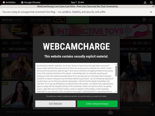 Site Rip Webcam Charge