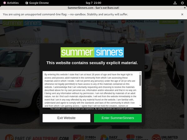 Summer Sinners Webcam