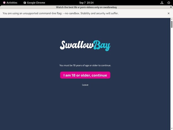 Swallow Bay Sign Up Form