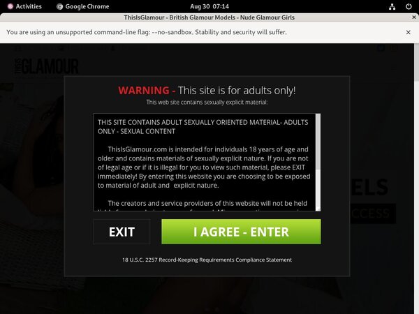 This Is Glamour New Password