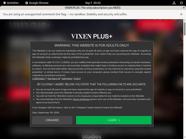 Vixen Plus Logon