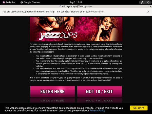 Yezzclips.com Trial Option