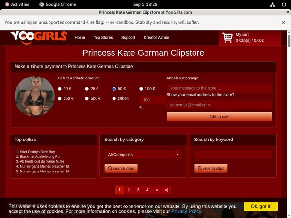 Yoogirls.com With Pay Safe Card