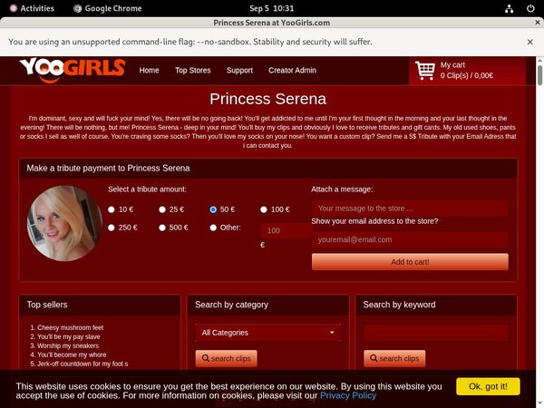PrincessSerena Threesome